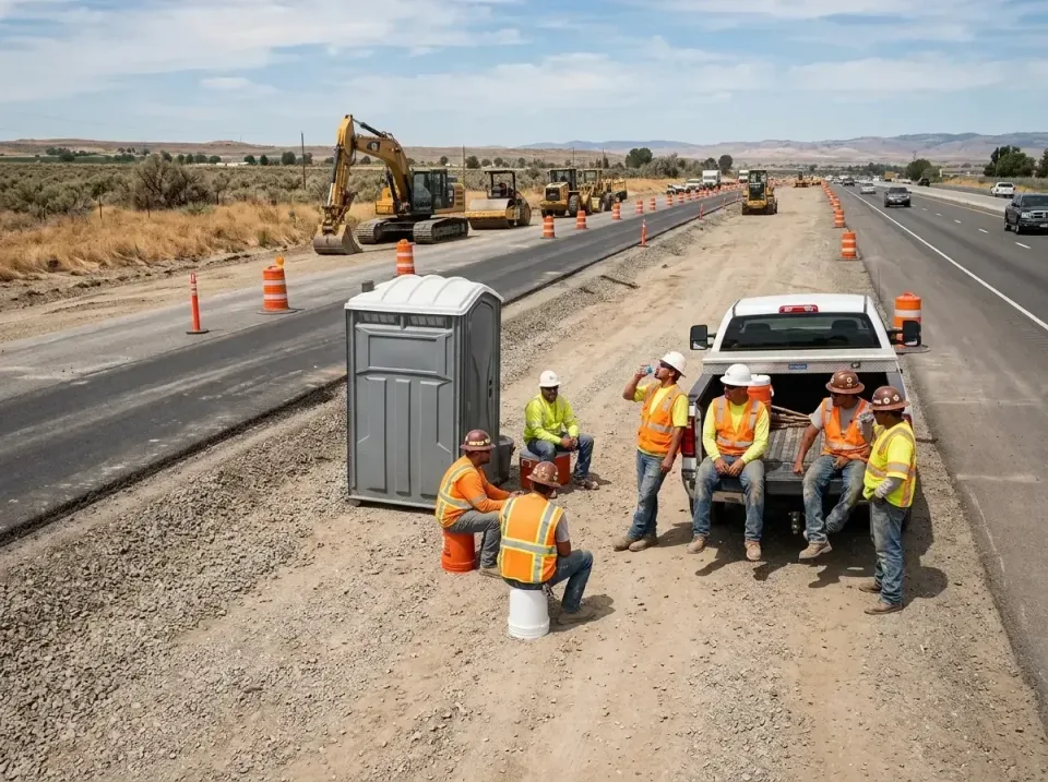 highway-road-construction-crew-007 — frequently asked questions, Porta Potty and Restroom Rentals in Atlantic, IA